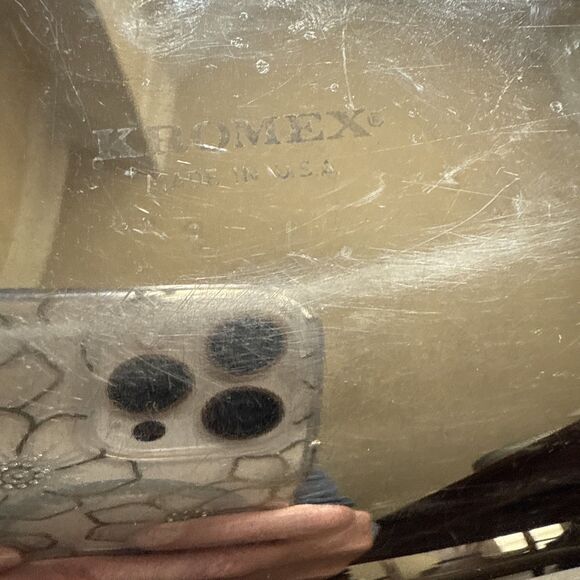 Kromex Platter 17.5” Long Including Handles - Picture 3 of 4